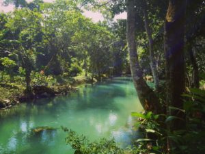 Kuang Si Waterfalls spring water