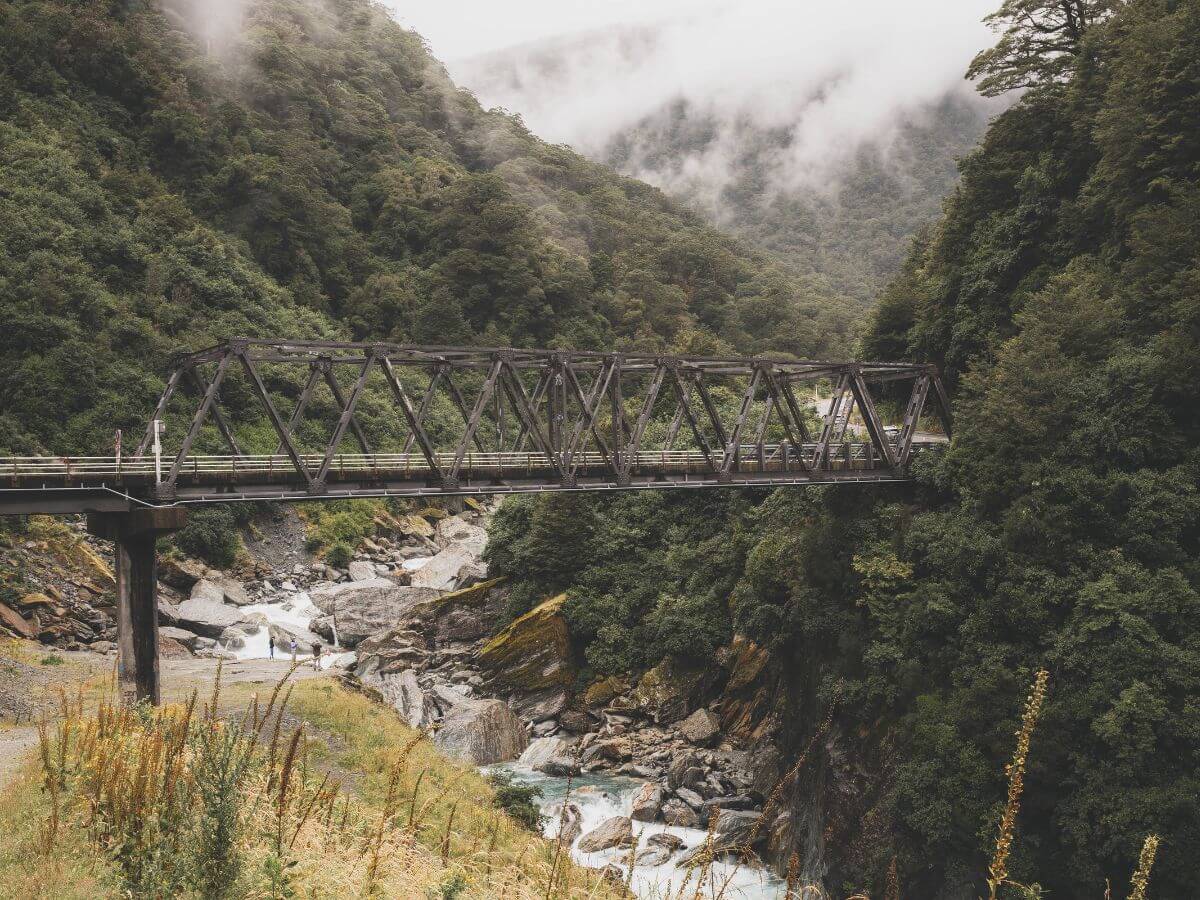 Gate of Haast and whimsical New Zealand South Island